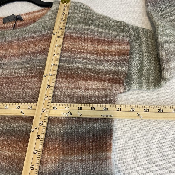 Elsamanda Women's Sz L Sweater Long Sleeve Mohair Wool Alpaca Lightweight - Picture 7 of 14
